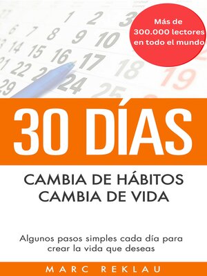 cover image of 30 DÍAS--Cambia de hábitos, cambia de vida